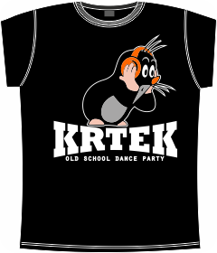 krtek, крот, мультфильм, dance, old, school, party, t-shirts
